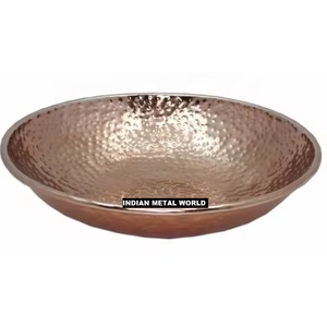 Vaisselle décorative vintage Bol en métal cuivré de grande qualité Mariages Écologique pour le chocolat Servir les bonbons Dessert - Product Image 5