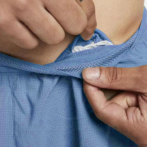 กางเกงขาสั้นผ้าย้อมสีพื้นสำหรับผู้ชายกางเกงขาสั้นผ้าย้อมสีพื้นแห้งเร็วระบายอากาศได้ดีแบบใหม่โลโก้ได้ตามต้องการ - Product Image 5