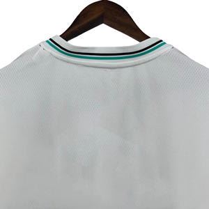 T-shirt en maille surdimensionné vintage personnalisé pour homme, style rétro streetwear, maillot de sport pour le football, fourniture d'usine - Product Image 6