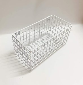 AK Brass Hoàn Hảo Kim Loại Hiện Đại Trang Trí Giỏ Dây Và Bột Màu Trắng Lớp Phủ Cho Bàn Ăn Trái Cây Cho Trang Trí Nội Thất - Product Image 1