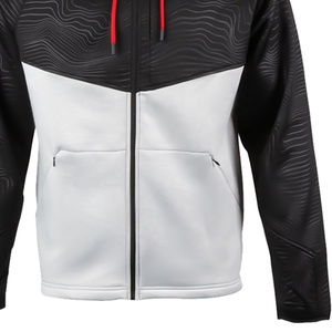 Sweat à capuche pour homme, hiver, 100% coton, polaire, fermeture éclair, séchage rapide - Product Image 6