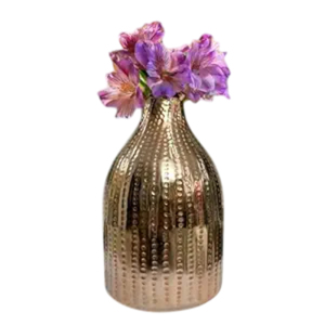 Vente chaude décor à la maison porte-fleurs Design classique maison Accent Vase Table d'appoint décoratif Vase à fleurs en métal au prix le moins cher - Product Image 2