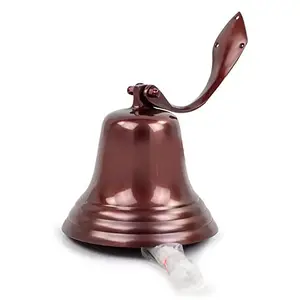 wall mounted silver antique brass bell/wall mounted rose gold ship bell/high quality brass material in antique rose gold bells