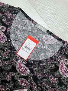 Nueva llegada de las mujeres de manga completa O-cuello Vestido estampado de moda Casual Wearable Tops - Product Image 3