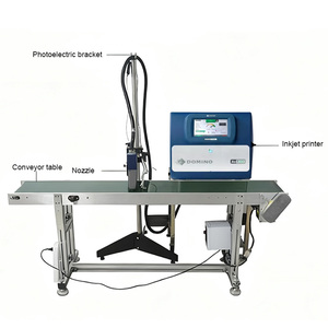 เครื่องพิมพ์อิงค์เจ็ท Ax130i โดมิโนเครื่องพิมพ์อิงค์เจ็ทอัตโนมัติประสิทธิภาพสูงเครื่องพิมพ์อิงค์เจ็ทบาร์โค้ดวันหมดอายุ - Product Image 5