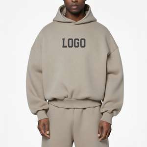 Sweat-shirts à capuche surdimensionnés de haute qualité, coupe ample, 100% coton, 400/450 g/m², superbe molleton, logos personnalisés, sweat-shirts pour hommes - Product Image 4