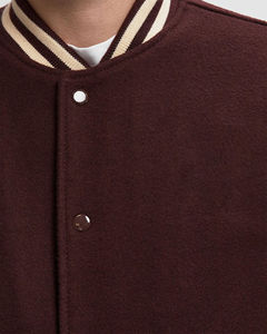 Streetwear à la mode hommes veste universitaire Baseball Style Bomber veste avec fermeture à bouton pour tenue décontractée hommes veste universitaire - Product Image 3