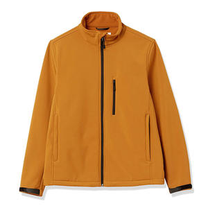 Veste de travail d'hiver softshell à fermeture éclair personnalisée pour hommes High Street New Windproof Waterproof Fleece Lined Canvas Warm Features - Product Image 1