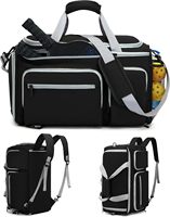 Grand sac à dos de pickleball en polyester OEM/ODM, capacité 30-40L, pour 4 raquettes, accessoires, compartiment à chaussures, crochets pour clôture