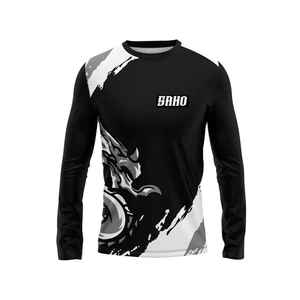 Puños elásticos de tela transpirable de cuello redondo GAA con estampado personalizado para fútbol gaélico Camogie Hurling-Club Wear OEM MOQ Digital Winter - Product Image 6