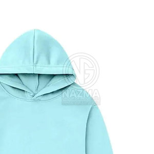 Survêtement d'hiver à capuche pour enfants, qualité supérieure, design deux pièces personnalisable, manches longues, 100 % coton, respirant et uni - Product Image 4