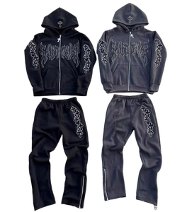 Conjuntos Deportivos de Dos Piezas para Hombre, Sudadera con Capucha de Manga Larga y Pantalones Deportivos, Traje de Otoño Invierno - Product Image 5