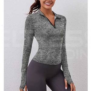 Tops de Yoga con etiqueta, ropa de Fitness de marca para mujer de secado rápido, camisetas de Yoga de alta calidad para mujer 2025, camisetas de Yoga Premium baratas al por mayor - Product Image 5