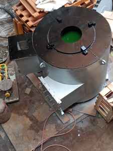 Horno de Crisol de Carburo de Silicio para Fundir Chatarra de Cobre de 100 kg/lote, Operado con Gas, Certificado ISO CE, Planta de Fabricación de Bajo Costo - Product Image 5