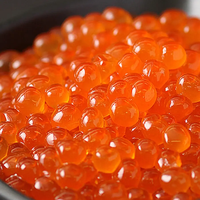 Huevas de Salmón Congeladas (Alaska) 5kg Marca Universal Comestibles con 2 Años de Vida Útil