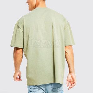 Quantité minimale de commande bas dernière conception surdimensionnée coupe ample imprimé T-Shirt pour hommes vêtements d'été surdimensionné coupe ample imprimé T-Shirt pour hommes - Product Image 2