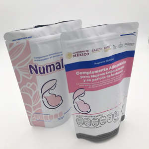 Pochette debout mate avec fente d'ouverture pour l'emballage de poudre nutritionnelle - Structure laminée de qualité alimentaire, fabriquée au Vietnam - Product Image 4