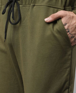 Sudadera con capucha para hombre, chándal de algodón transpirable de 2 piezas con logotipo bordado personalizado para otoño y primavera - Product Image 4