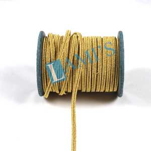 Trenzas de encaje de alambre de lingotes de la mejor calidad, cordones trenzados de recorte de uniforme ceremonial hechos en fábrica - Product Image 3