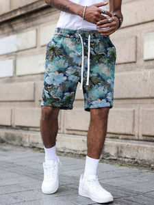 Short à sublimation Offre Spéciale Streetwear d'été avec logo personnalisé Short pour homme à cordon de serrage respirant avec impression rapide par sublimation - Product Image 5