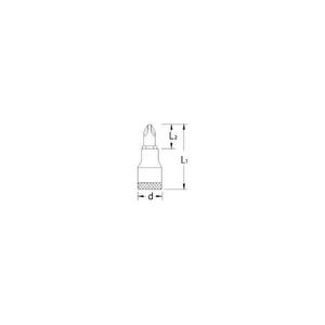 Embout de tournevis cruciforme Gedore 1/2'' – Catégorie de produit durable - Product Image 2