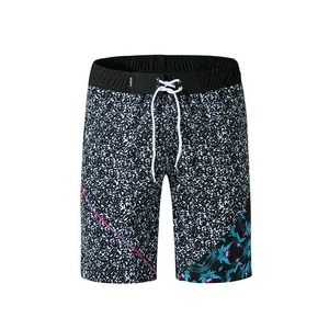 Short de sport décontracté pour hommes, ample et respirant, vente en gros, extensible sur les quatre côtés, pantalon de surf de plage à séchage rapide, motif solide de poches moyennes - Product Image 1