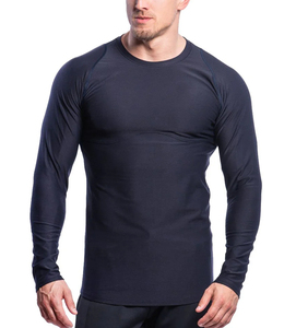 Camiseta de compresión para hombre de rendimiento elástico de 4 vías, ropa para correr, camiseta de entrenamiento de gimnasio transpirable ligera - Product Image 3