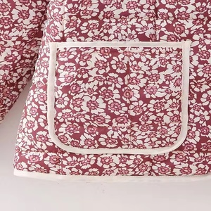 Luxe Décontracté Imperméable Floral Chaud Sublimation Vente Chaude Vêtements Manches Longues Veste pour Femmes - Product Image 6