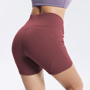 Custom Active Yoga Running Sport <b>Short</b> Summer Beach Drawstring <b>Skin</b>-friendly Comfy Casual Elastic Plus Size Women Biker <b>Shorts</b> - Product Image 4