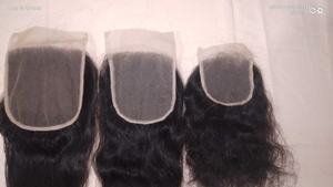 Natural Raw Human Hair Extensions Cuticle Aligned Curly Wavy <b>Lace</b> <b>Closure</b> Color-Aligned Bundles with Frontal Hair Weave - Product Image 6