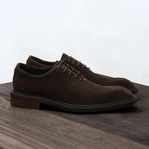 รองเท้าหนังแท้สำหรับธุรกิจ พื้นรองเท้าทนทานต่อการสึกหรอ พร้อมพื้นรองเท้าด้านในระบายอากาศได้ดี รองเท้าทางการสำหรับผู้ชาย รองเท้าทำงาน - Product Image 1