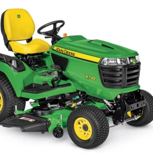 Cortacésped industrial John Deere X730 2024 para bricolaje, con plataforma de 60 pulgadas, transmisión hidrostática, motor de gasolina de 4 tiempos POWER-FLOW y 3 bolsas de recogida. - Product Image 1