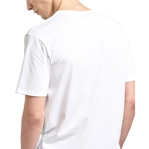 Wholesale OEM Custom Logo Printing 100% Cotton <b>Mens</b> Plain <b>White</b> Tee <b>Shirt</b> Custom Blank <b>T</b>-<b>shirt</b> for <b>men</b> - Product Image 4