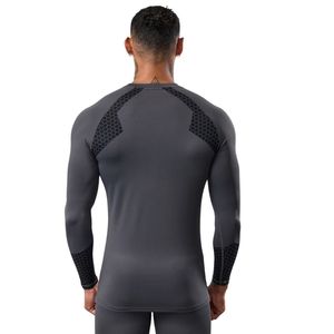 T-shirt de compression extensible à manches longues pour hommes, pour la lutte, la division cargo, l'entraînement sportif et la salle de sport - Product Image 2