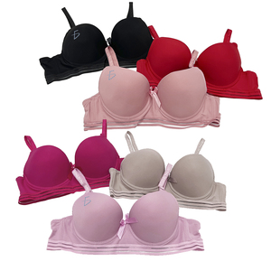Reggiseno in cotone regolabile con spalline traspiranti, coppe complete, push-up, senza ferretto, supporto sottile, monopezzo, morbido 3D, opzione taglie forti, imbottito - Product Image 2