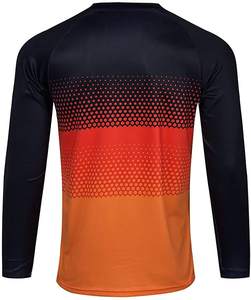 Maillot de cyclisme à manches longues pour hommes, respirant, en polyester, pour la course à pied, maillot de sublimation, maillot de course personnalisé - Product Image 4