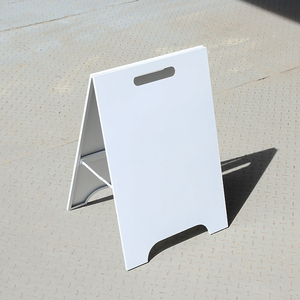 A Frame Floor Standing Outdoor Advertising Sign <b>Board</b> <b>Black</b> Foldable Sidewalk Sign for Store Front - Product Image 5