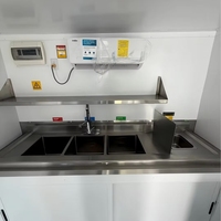 Camion de restauration mobile Pro-Series bleu vif de 4 m (13,1 pi) – Centre de restauration à double essieu + LIVRAISON GRATUITE À TOUT LE MONDE