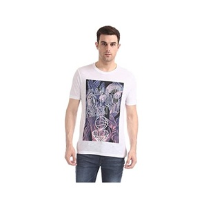 Camiseta con estampado en blanco, camiseta personalizada de buena calidad, personalizable con logotipo personalizado - Product Image 5