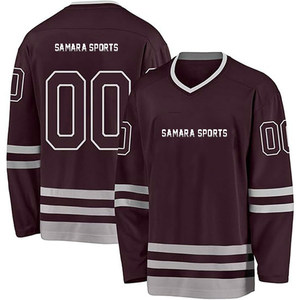 Sudadera con capucha de hockey con bordado en blanco de último diseño, camiseta de hockey sobre hielo con sublimación personalizada para niños y adultos - Product Image 4