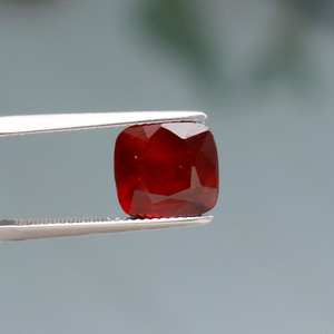 Premium Export Grade Loose Faceted <b>Cushion</b> Cut Shape Genuine Hessonite Gemstones For Jewelry Making Use By Indian Seller Bulk - Product Image 2