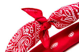 Classique Rouge Coton Bandana Carré Paisley Imprimer Foulard Logo Personnalisé En Gros En Plein Air Sport Mode Vêtements De Travail Unisexe - Product Image 5