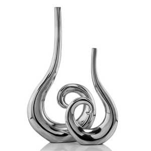 Aluminum Flower <b>Vase</b> for Home <b>Decorative</b> for Wedding Christmas and Diwali Tabletop Wedding Decoration <b>Vase</b> - Product Image 1