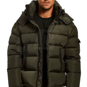 Chaqueta de Burbujas para Hombre, Chaqueta de Invierno Estilo Puffer de Moda para Ropa Urbana y Uso Invernal - Product Image 6