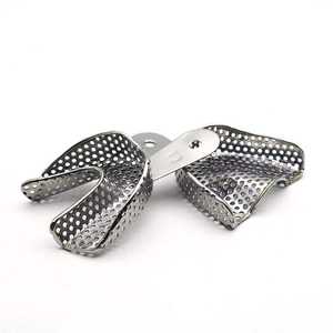 Bandejas de impresión dental autoclavables de calidad superior Instrumentos de acero inoxidable personalizados con fuente de alimentación manual - Product Image 1