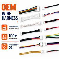 Ensemble de câbles personnalisés en cuivre pur avec isolation PVC, calibres 22-28 AWG, indice de protection IP20, options de connecteurs multiples, fabricant OEM