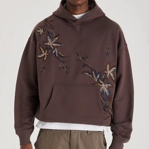 Fabricante de Pakistán, Venta al por Mayor, Sudaderas con Bordado Chenille 100% Algodón, Tela Suave, Logotipo Personalizado, Corte Holgado, Ecológicas para Hombre - Product Image 2