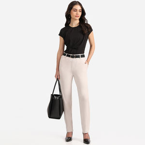 2025 Service OEM Conception personnalisée Pantalon et pantalon chino pour femmes de couleur unie Pantalon chino de qualité supérieure pour femmes - Product Image 5