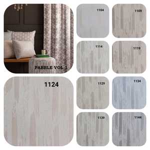 Tela de satén tejido Jacquard de diseñador para decoración del hogar Material de cortina elegante - Product Image 5