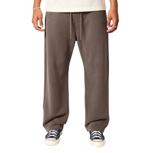 Pantalon de survêtement baggy léger pour homme-Pantalon à cordon de serrage de couleur unie Pantalon de survêtement pour homme pour un look athlétique décontracté - Product Image 1